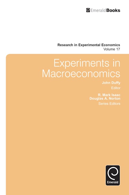 Book cover image for Experiments in Macroeconomics ISBN: 9781784411954